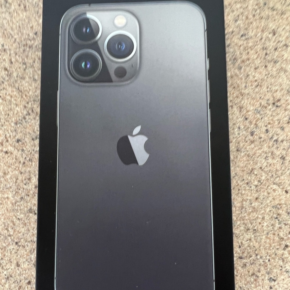 Empty iPhone 13 Pro box